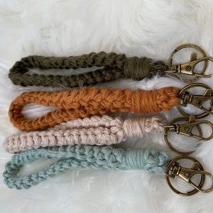 Keychains, Keychain wristlet, keyring, key ring, handmade keychain, key fob, cute keychain, Bronze keychain, wrist lanyard, bronze keyring