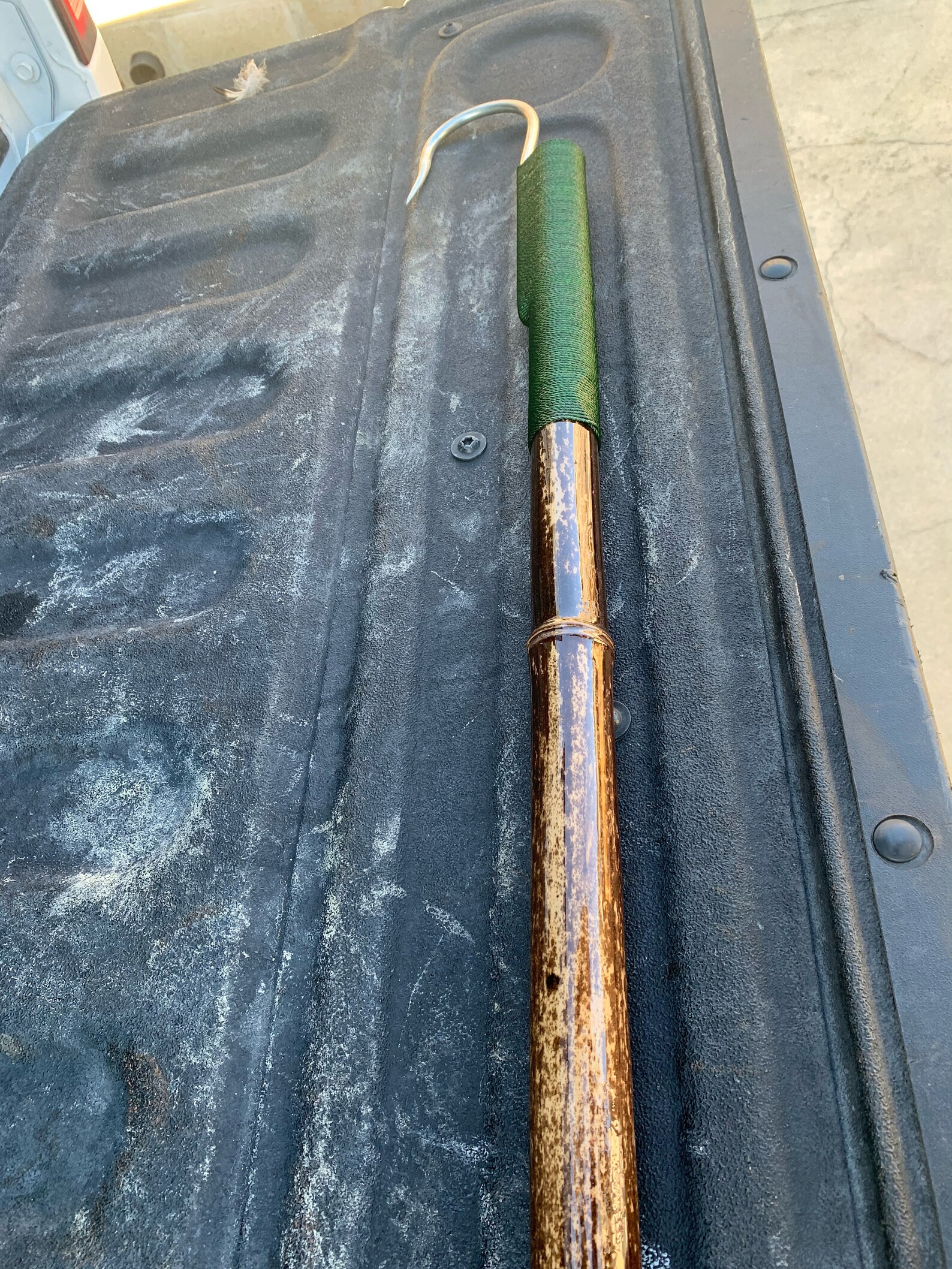 Black Bamboo Fishing Gaff Etsy