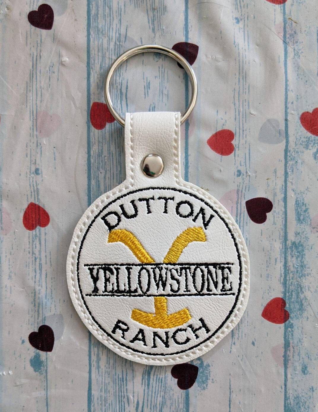Yellowstone Dutton Ranch Keychains Etsy