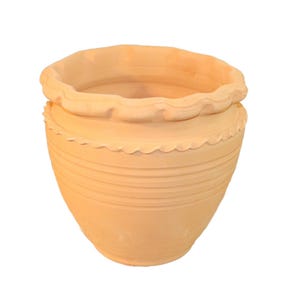 Handmade Pottery Clay Planter, Natural Terracotta plant pot, flower pots , earthenware flowerpots
