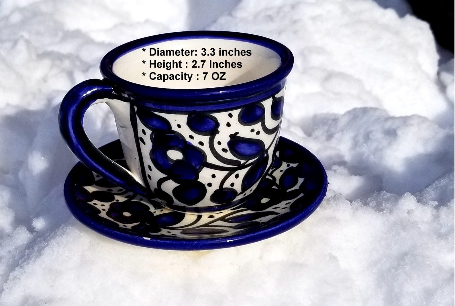 Coffee serving Cups Set of 4 With Saucers Small Arabic Etsy