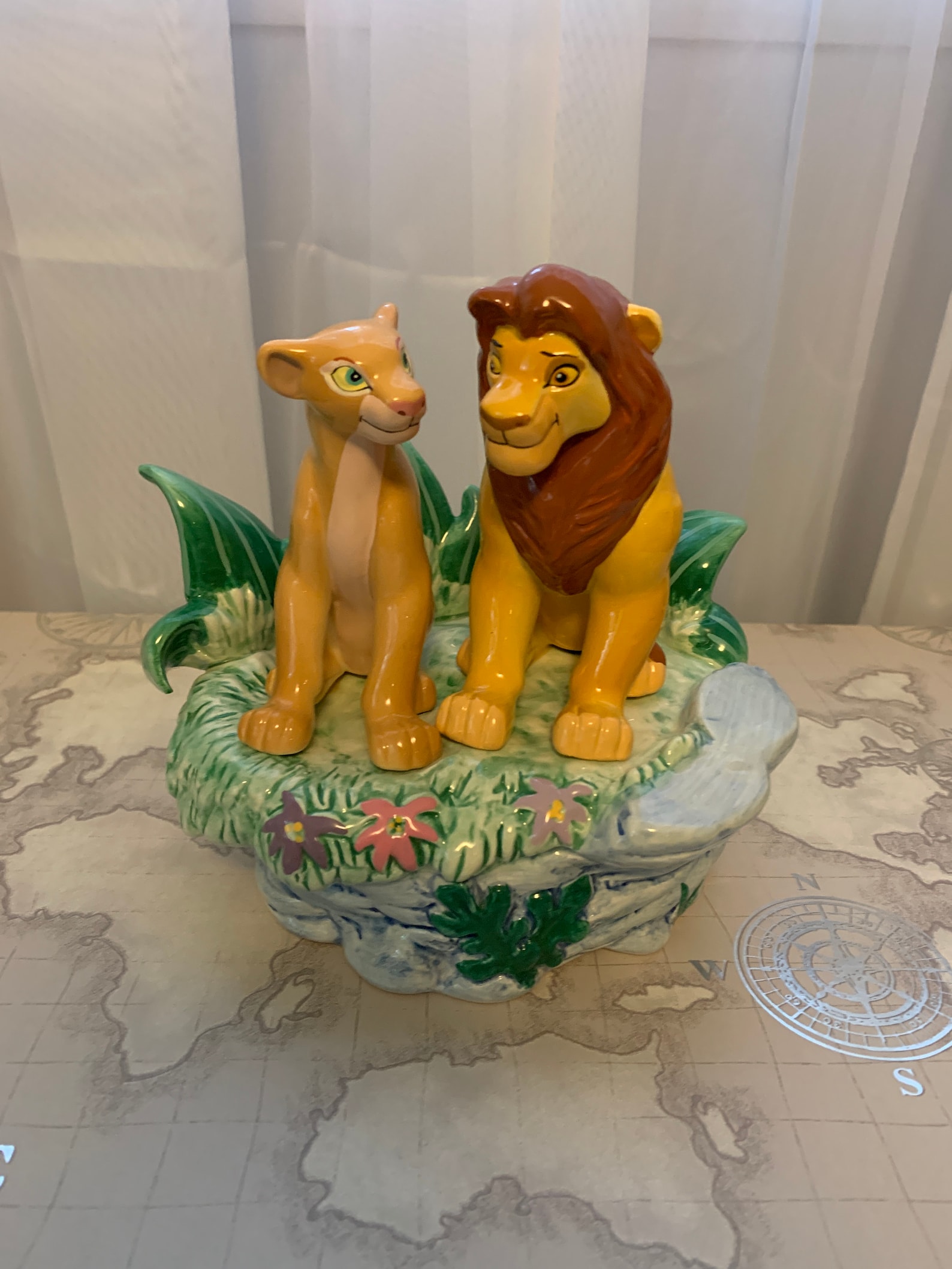 Disney The Lion King Music Box Schmid samba and nala Etsy