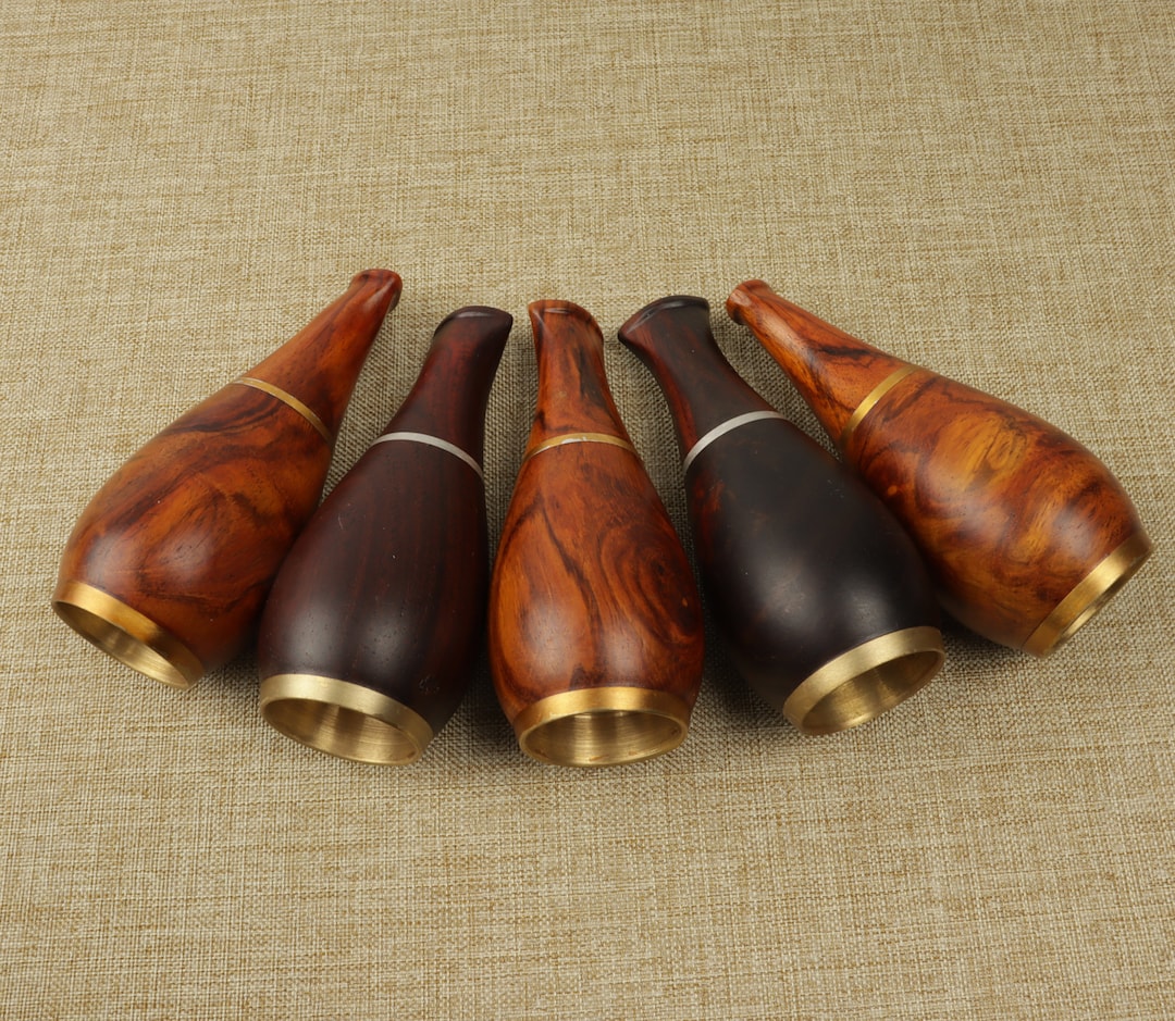 Cigar Holder Wood Cigar Mouthpiece Pipe 4 Sizes , Smoking Pube Cigar