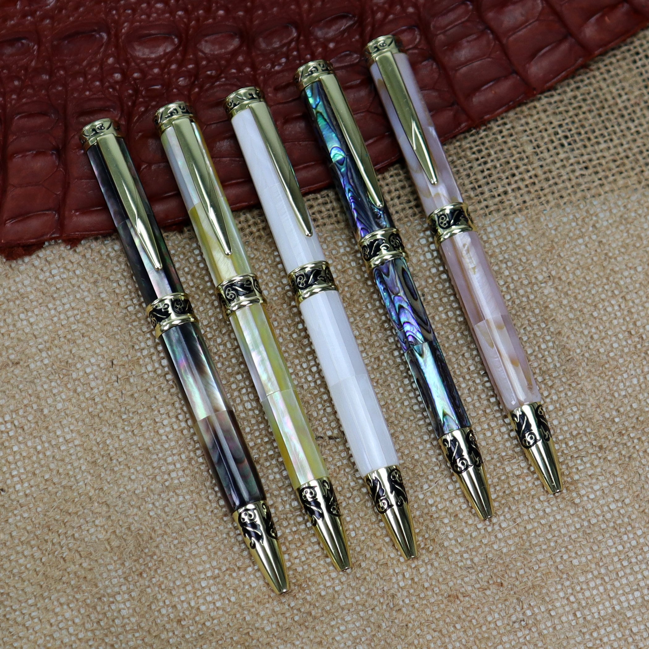 Fancy Ballpoint Pen, Golden Ballpoint Pen, Pearl Pen, Women's Gift,  Personalized Pen, Artisanal Creation, Jewel Writing Pen 