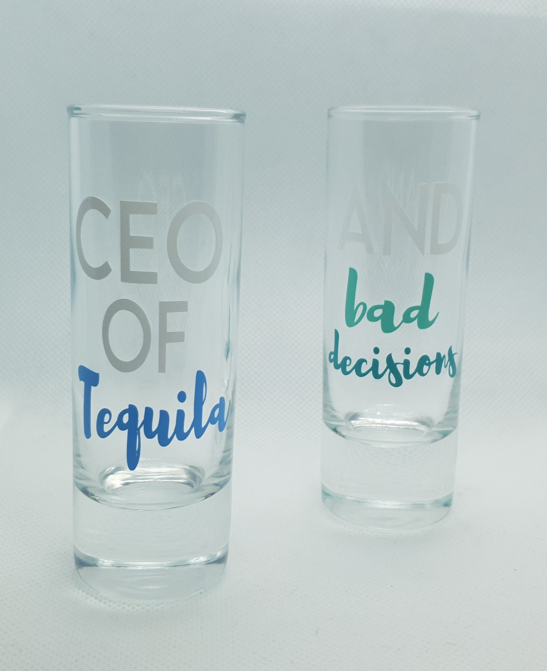 Tequila Shot Set personalised gift present Etsy