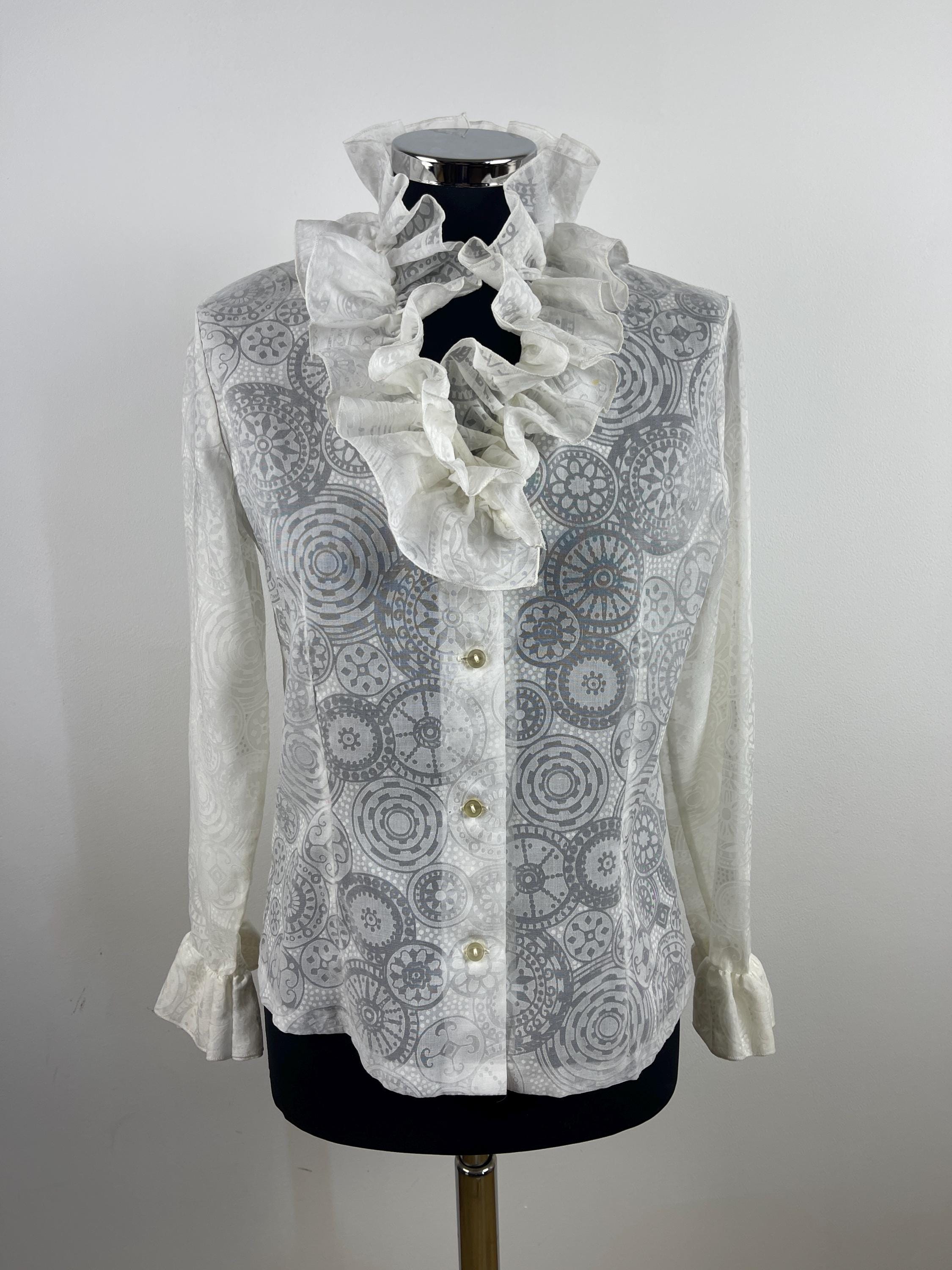 トップス early 2000s B.P.N Romantic frill Shirts early 2000s B.P.N Romantic frill Shirts