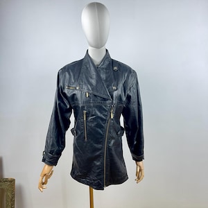 Vintage Black Leather Jacket