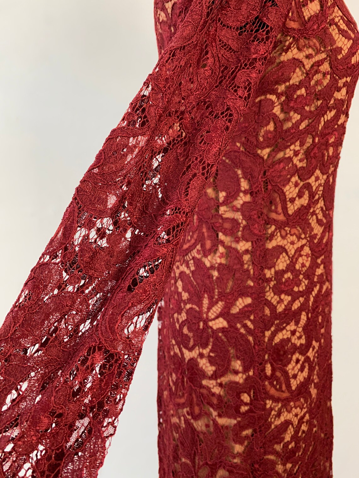 vintage lace maxi
