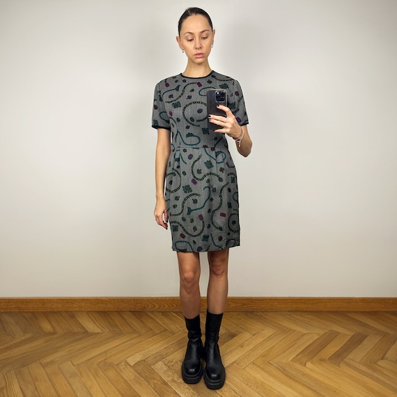 short grey silk dress Buy Vintage Sleeve Midi Dress, Silk Pencil Mini Online in India Costume dresses