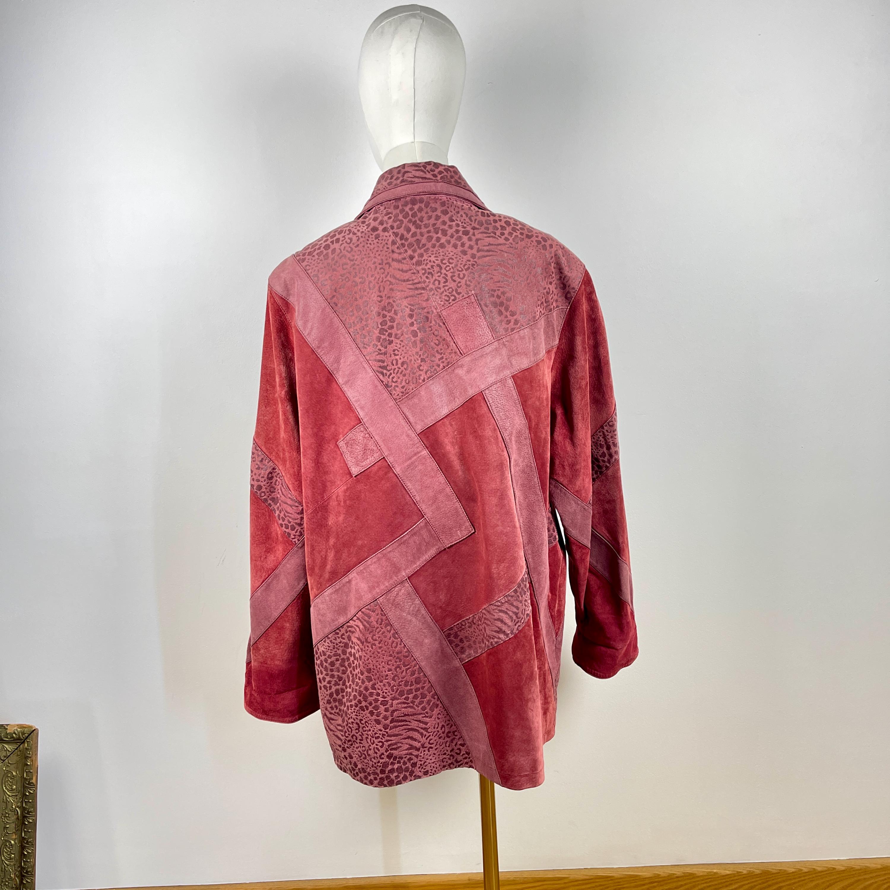 Vintage 80s Red Suede , 90s Long Jacket - Etsy