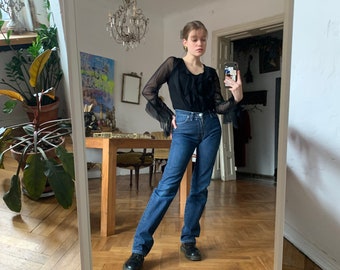 Blue FIORUCCI High Waisted Jeans , Women' s Jeans