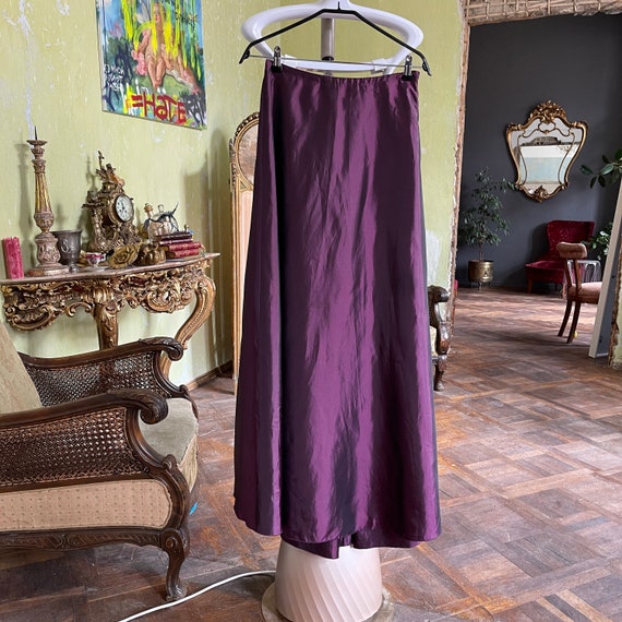Purple velvet skirt maxi hotsell