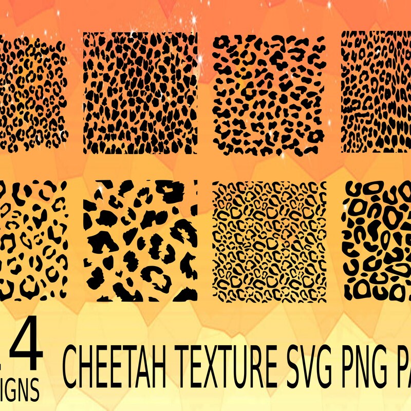 Cheetah Vector - Etsy