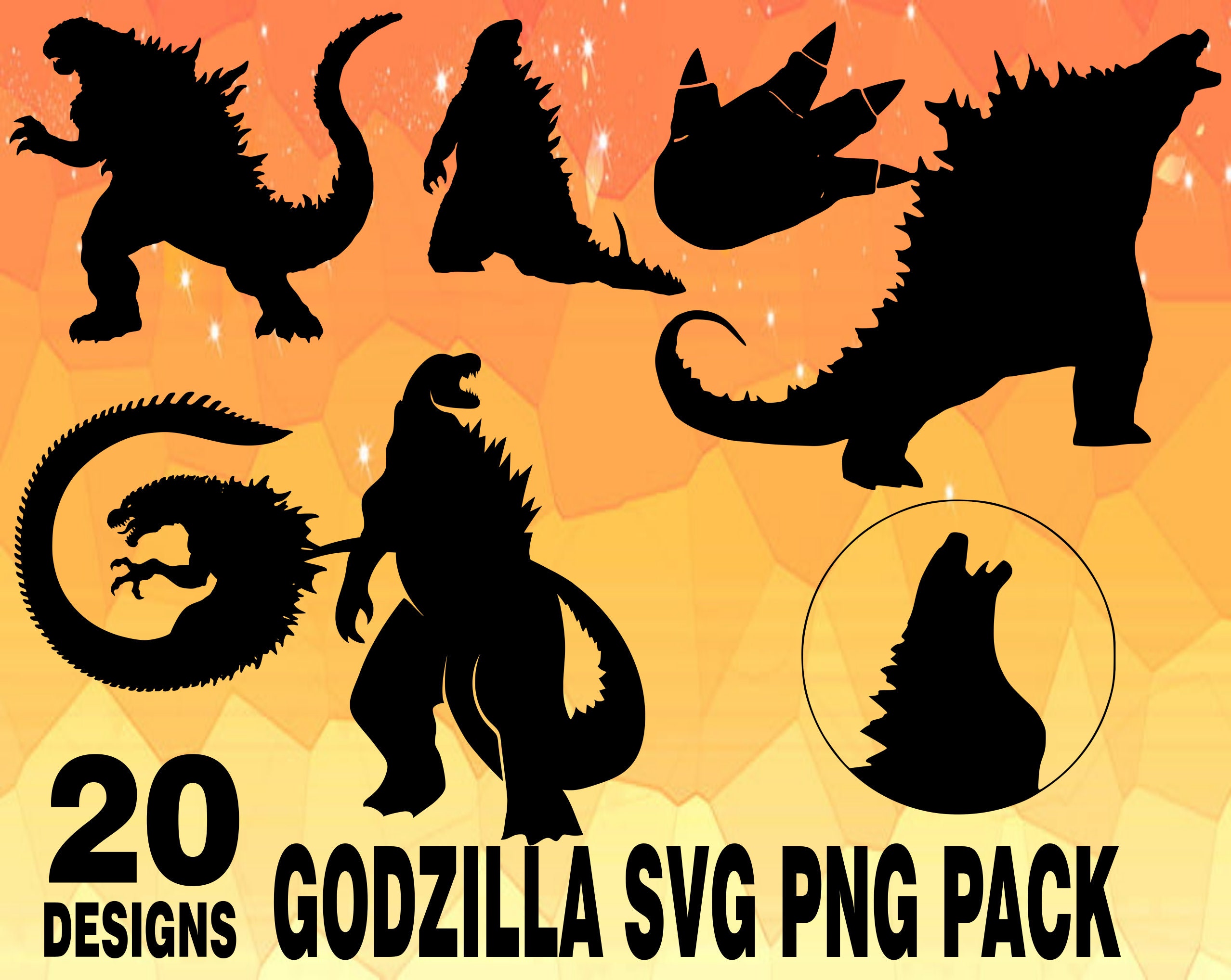 Godzilla SVG Godzilla Figure Svg Movie Svg (Download Now) 