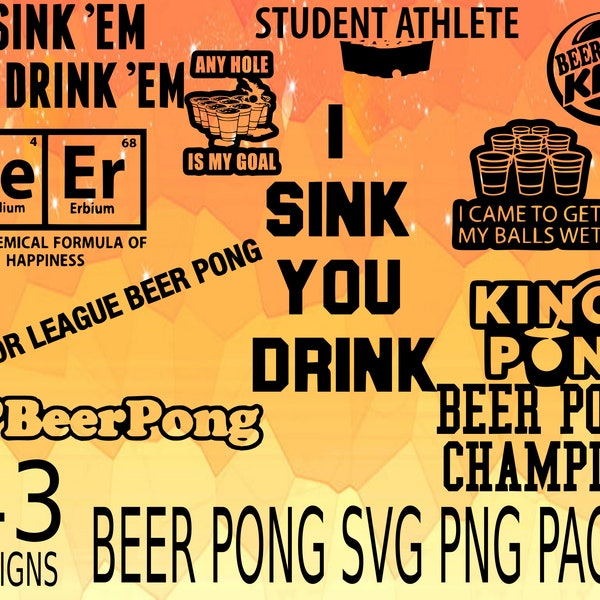 Bier Pong SVG PNG Design Bundle cricuit Design Pack Bier Sportler svg png, Bier Pong Champion, Studentenleben, Bierliebhaber svg, got beer svg