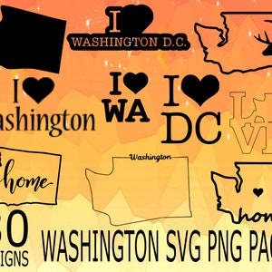 Washington EUA estado SVG, png Vector amor washington eua estado, melhor estado américa, merica estado, eua wa, amor wa vetor, svg washington dc