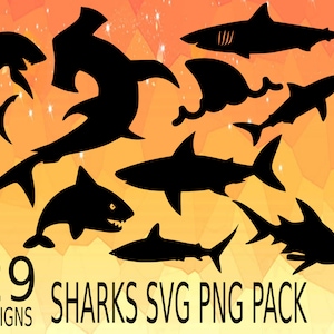 Tubarões SVG PNG Design bundle pacote de design de cricuit monstro marinho, mandíbula grande, mandíbula de tubarão, predador svg, tubarões svg png cricuit, tubarão vetor png