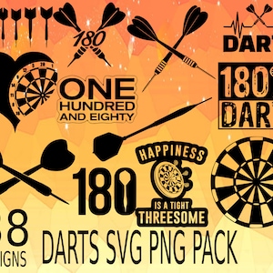 Darts SVG PNG Design Bundle Cricut Design Pack Liebe Darts svg png, 180 Dart Zielen, Darts Zielbrett, Dartscheibe, Darts werfen, Liebe Dart