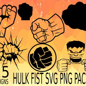 Hulk Fist SVG PNG Design bundle stickers design pack cricuit designs, hulk smash svg png, fists svg png, hulk fist hit smash, gaunlet smash