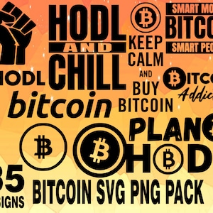 Bitcoin Crypto SVG PNG Design bundle sticker bundle crypto, bitcoin, satoshi, doge coint, etherium, bitcoin stencil crlipart vector