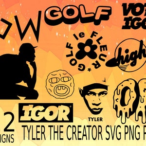 Tyler The Creator Custom Stickers White Transparent Vinyl Decals Labels