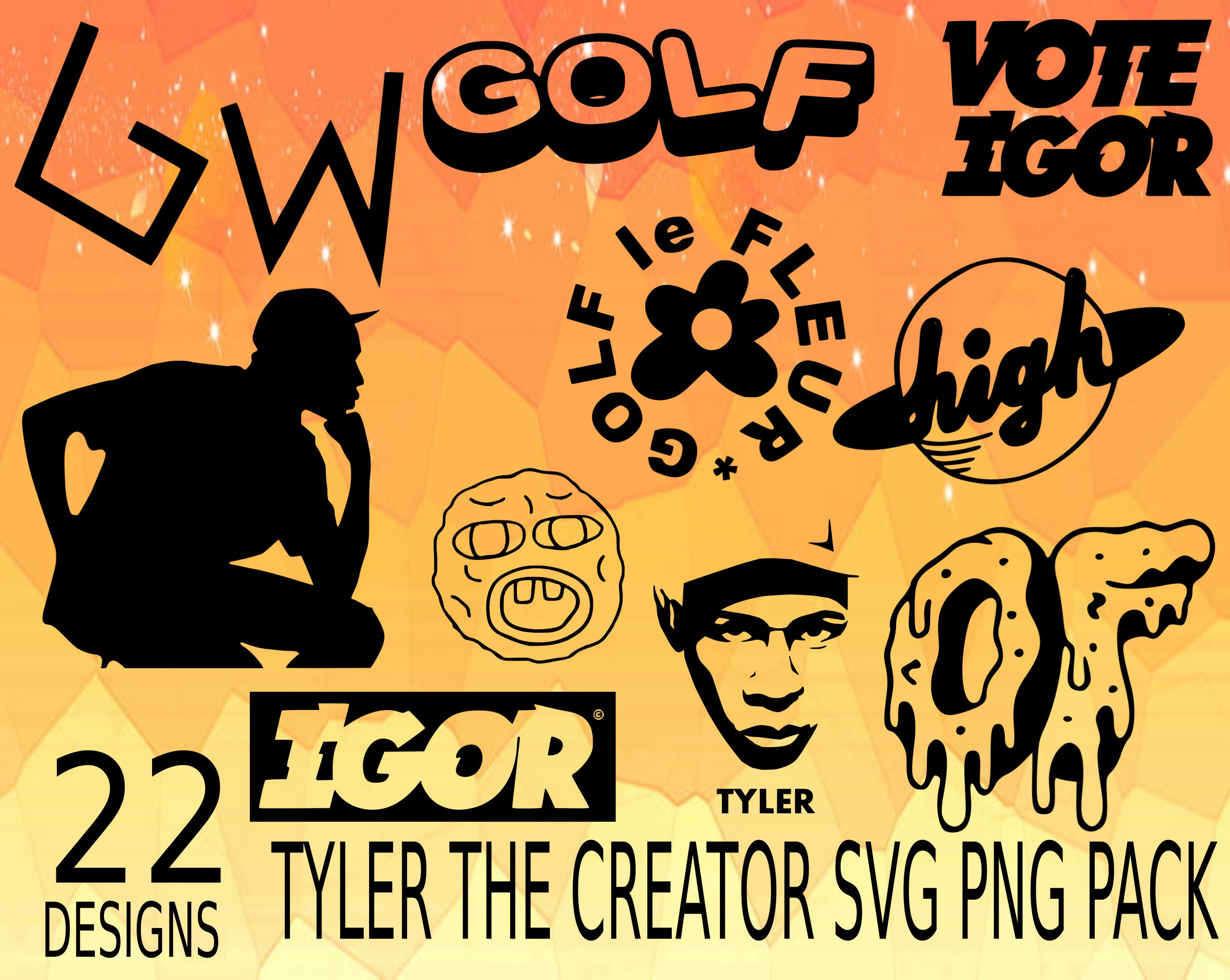 TYLER THE CREATOR Goblin Ltd Ed RARE Sticker! ODD FUTURE Flower Boy Wolf  Igor