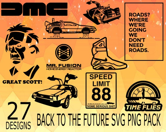 Designs Inspired From Back To The Future Svg Png Design Bundle Etsy Sweden