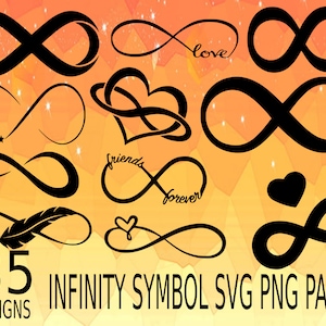 Infinity Symbol SVG PNG Design bundle stickers design pack cricuit designs, infinity love, infinity health, infinity symbols pack bundle svg
