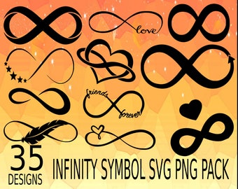 Infinity Symbol SVG PNG Design bundle stickers design pack cricuit designs, infinity love, infinity health, infinity symbols pack bundle svg