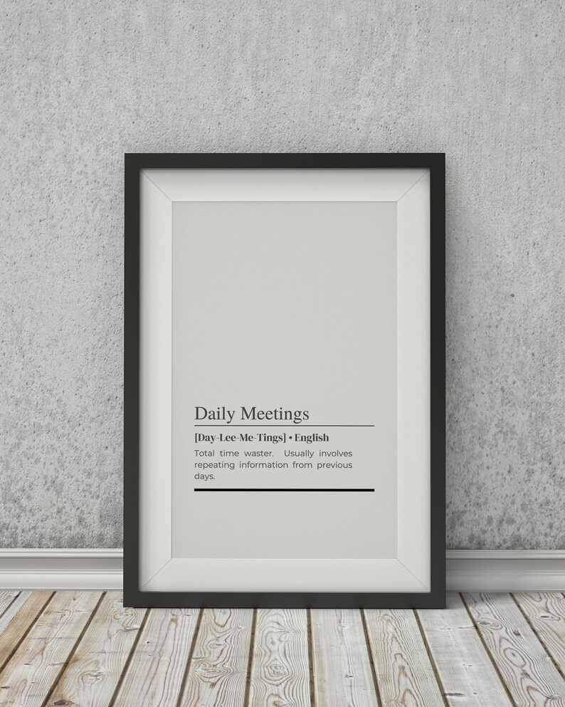 Digital Download, Office Wall Art, Home Office Wall Decor, Funny Office Quotes, Office Lingo