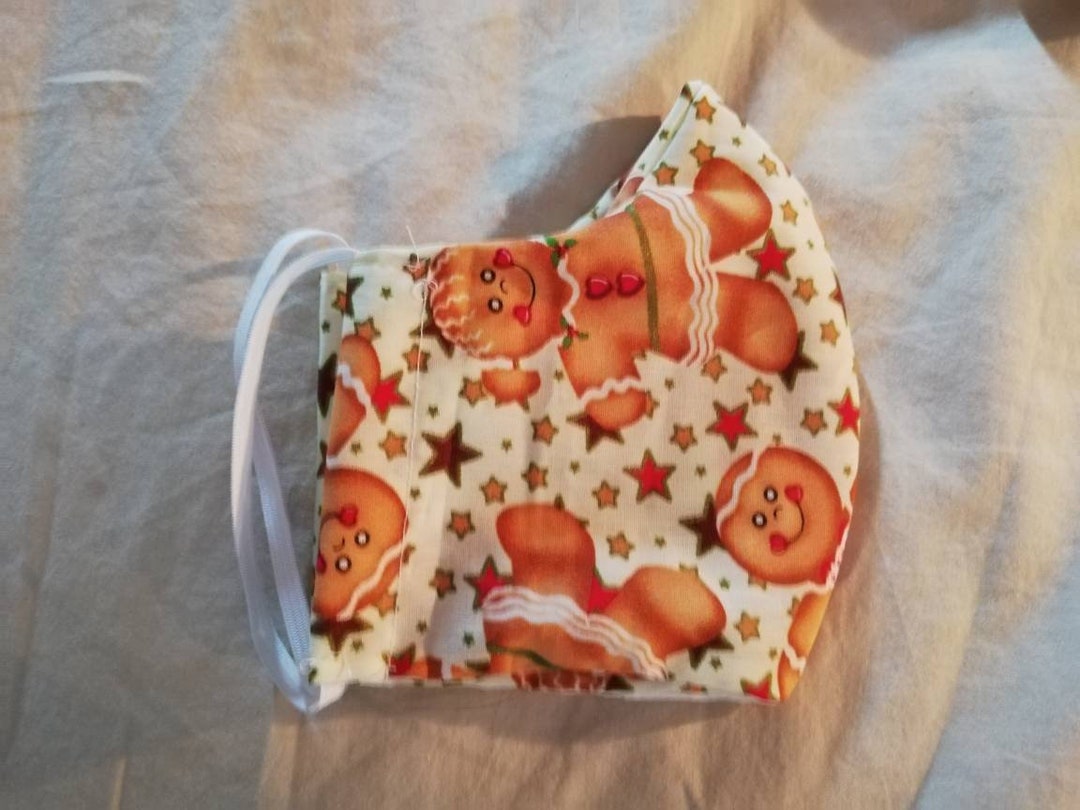 Gingerbread Facemask - Etsy