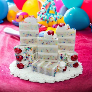 Happy Birthday Cake Soap Bar