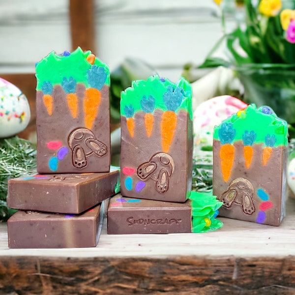 Easter Bunny Toots Handcrafted Soap Bar