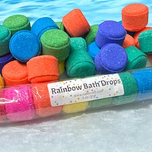Rainbow Mini Bath Bomb Drops
