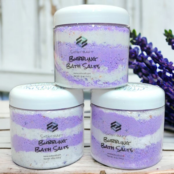 Lavender Woods Relaxing Bubbling Bath Salts