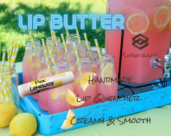 Handcrafted Lip Balm • Pink Lemonade Lip Butter