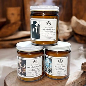 Woods & Earth Handmade Candle Collection