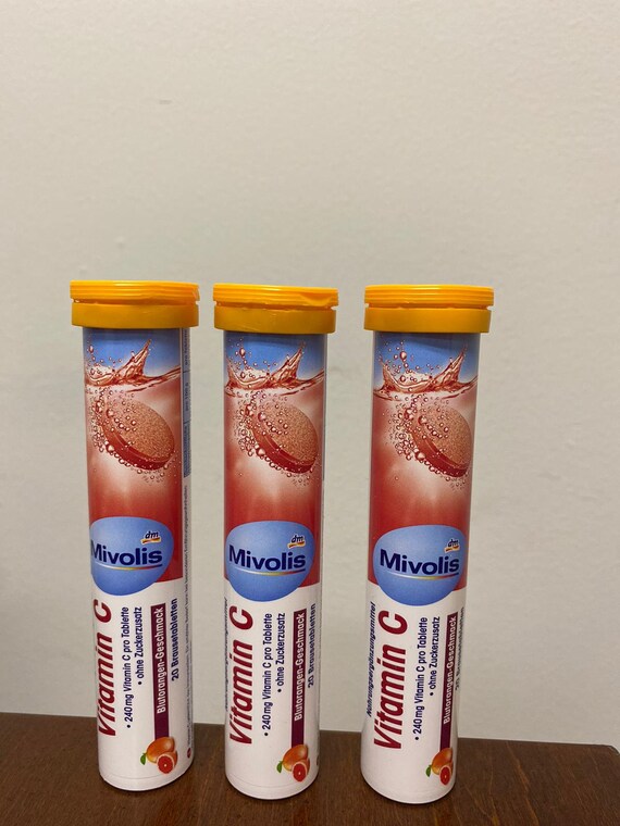 Mivolis Vitamin C 2 PACK TOTAL 40 PIECES Effervescent - Etsy India Mivolis Vitamin C 2 PACK TOTAL 40 PIECES Effervescent - Etsy India