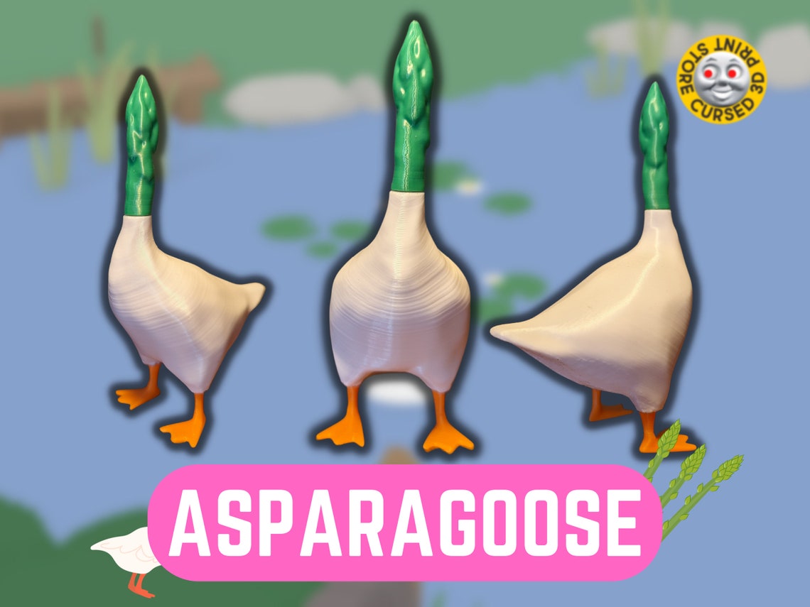 Asparagoose Asparagus Goose Meme Meme Gift Goose Meme Etsy
