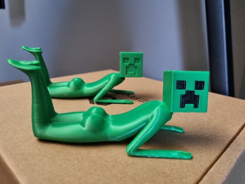 Hi Stranger Creeper Cursed 3D Prints Oddbody Meme Etsy