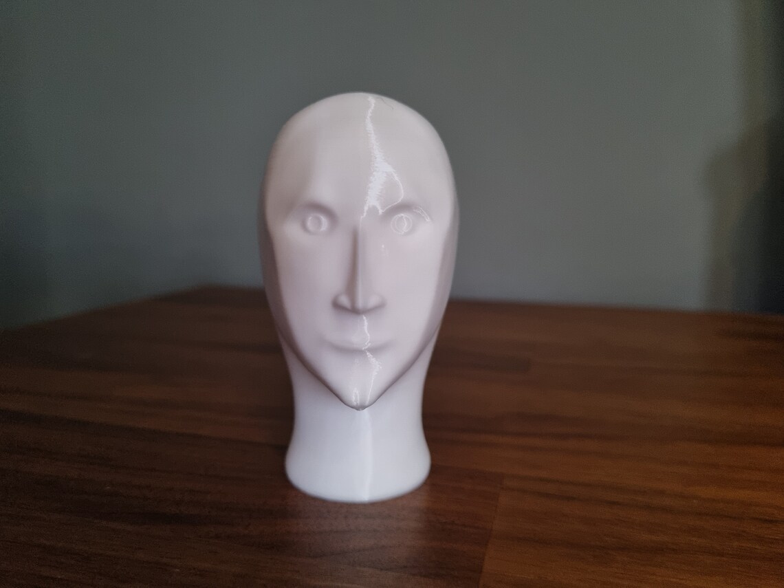 Stonks Meme Head Meme Gift Stonks Cursed Gift Funny Etsy