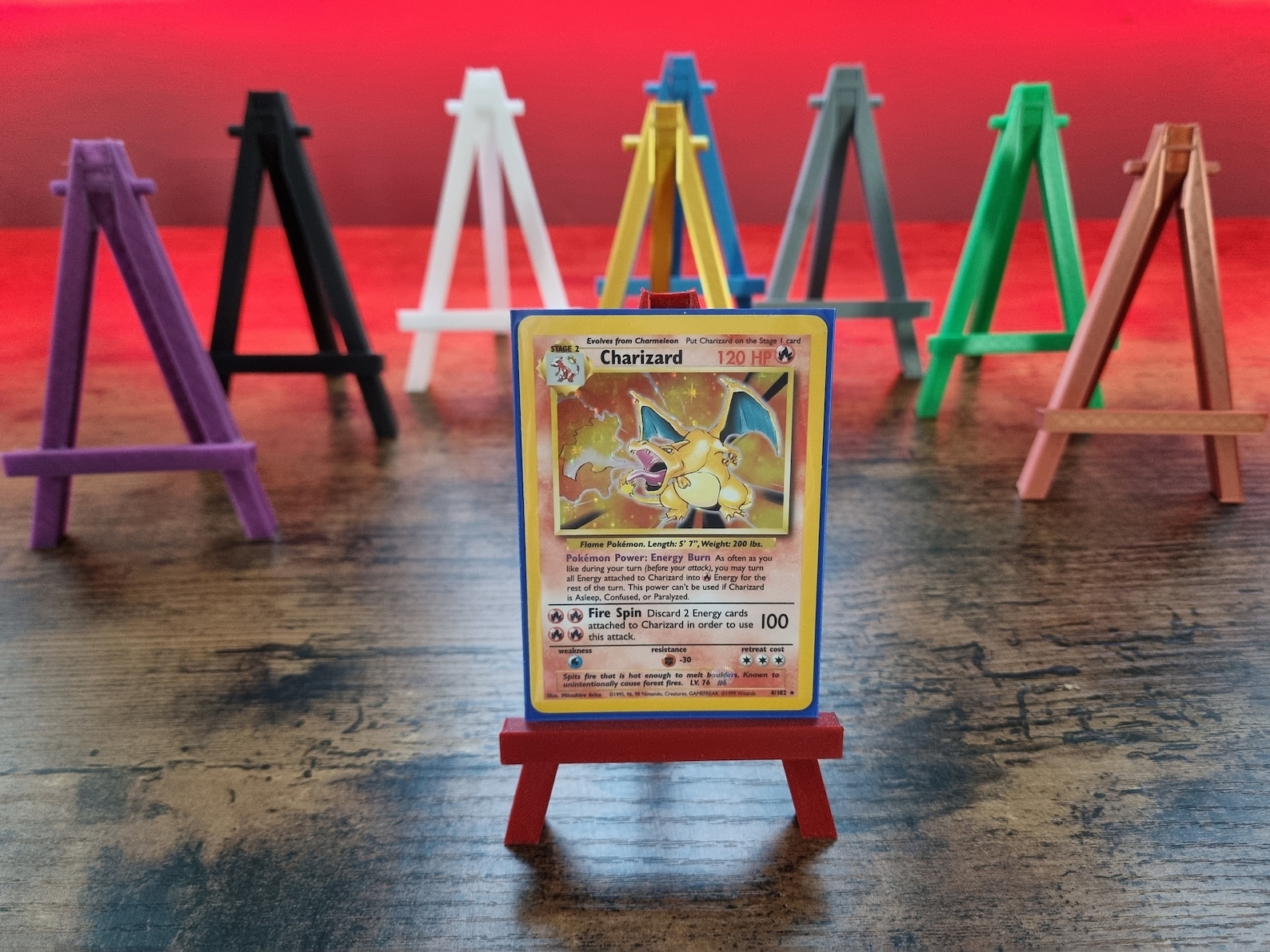 Pokemon Card Stand 3D Printed Pokemon Card Display Card Etsy