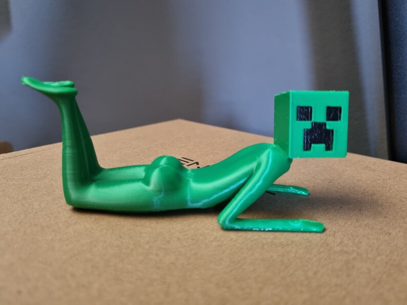 Hi Stranger Creeper Cursed 3D Prints Oddbody Meme Etsy
