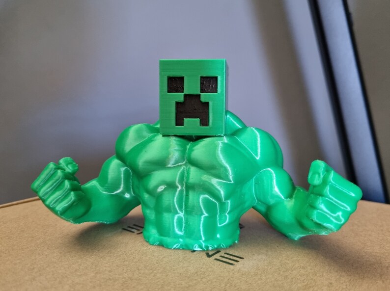Buff Creeper Cursed Gift Minecraft Meme Present Etsy Australia