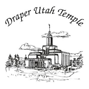 Draper Utah LDS Temple Hankie