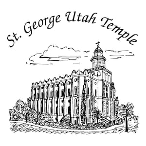 Pañuelo del Templo de San Jorge, Utah, LDS