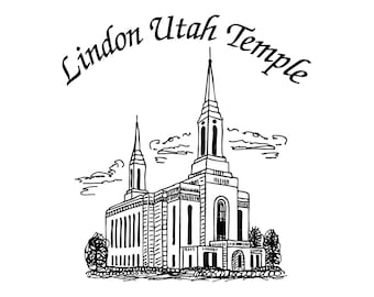 Lindon Utah LDS Temple Hankie