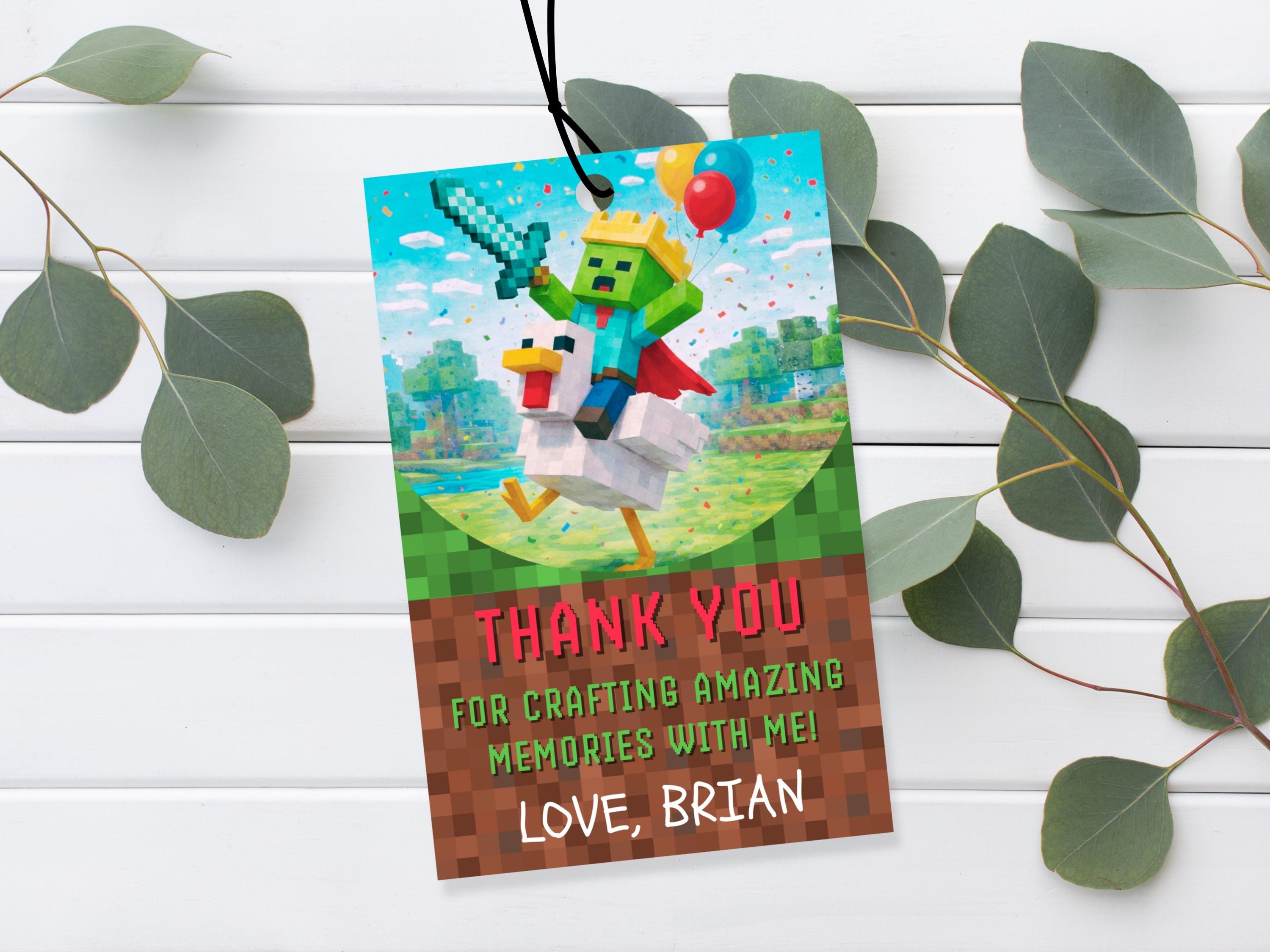 Jocket Tag Line Chicken Jockey Treat Tag, Gift Label, Thank You Tag, Printable Editable ...