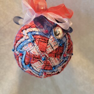 Blue snowflake ornament (WTR5)