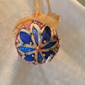 Blue gingerbread ornament (CMAS11)